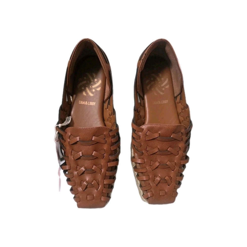 Sam & Libby Huarache Espadrilles NWT Flats Sz 7
